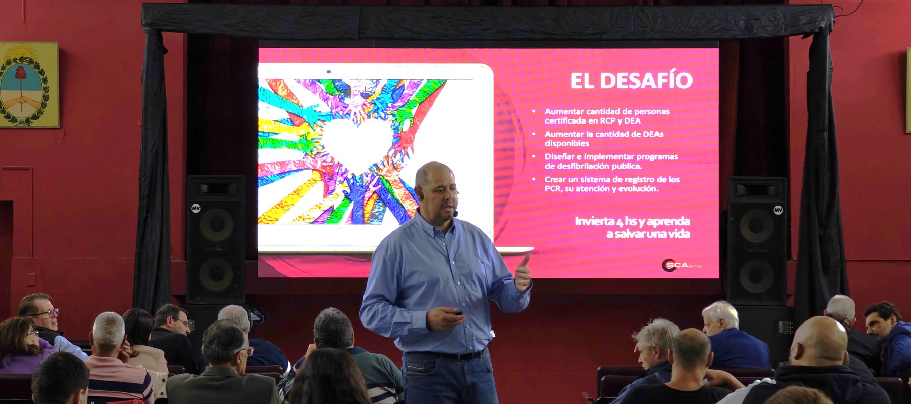 César Schindele en el Instituto de Formación en Salud